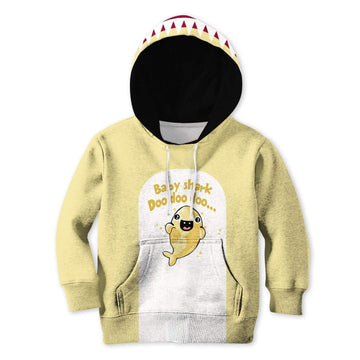 Baby Shark Custom Hoodies T-shirt Apparel HD-MV111372K kid 3D apparel Kid Hoodie S/6-8 