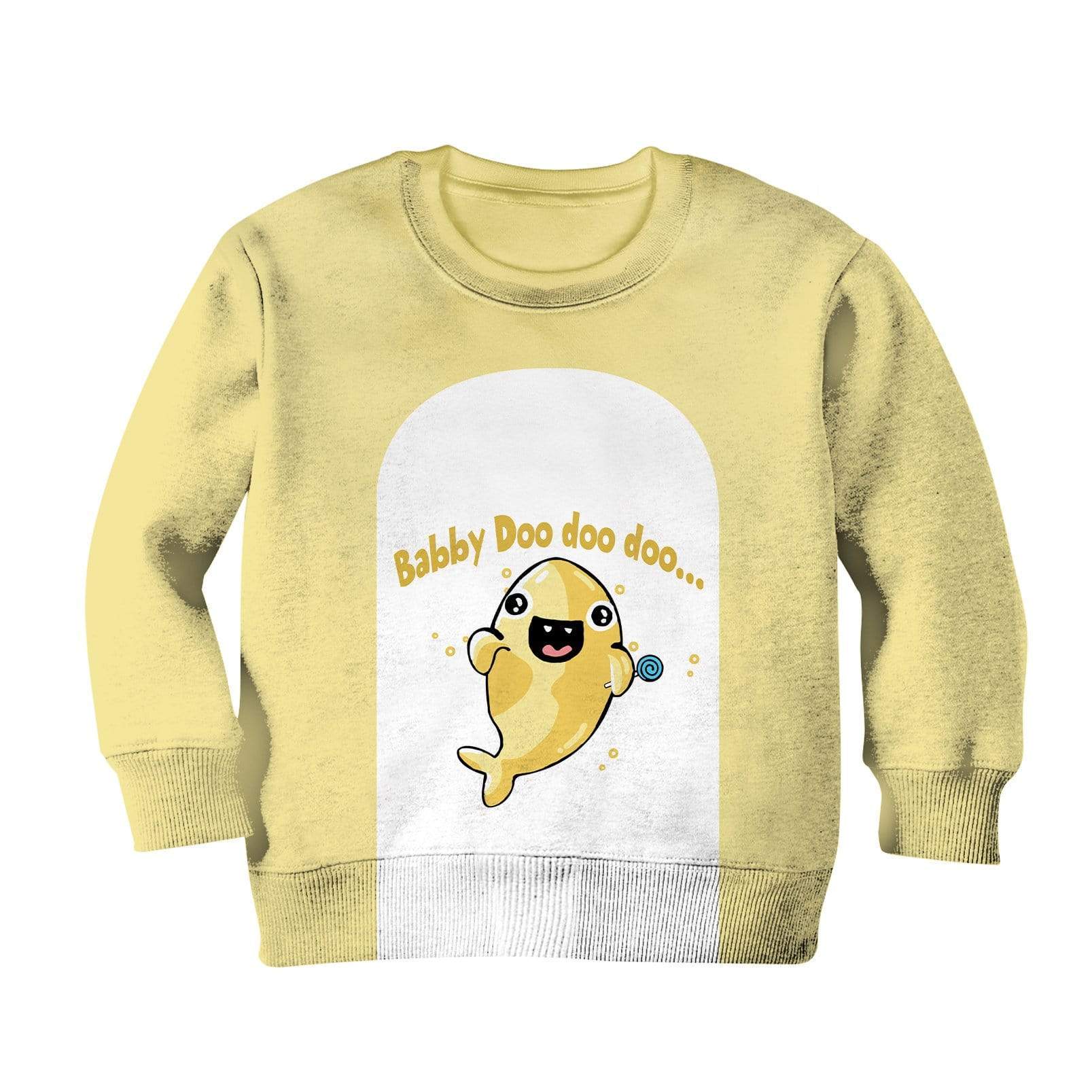 Baby Shark Custom Hoodies T-shirt Apparel HD-MV111372K kid 3D apparel Kid Sweatshirt S/6-8 