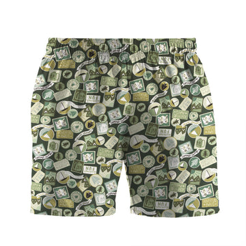 Gearhumans 3D Lets Go To Camping Custom Men Shorts