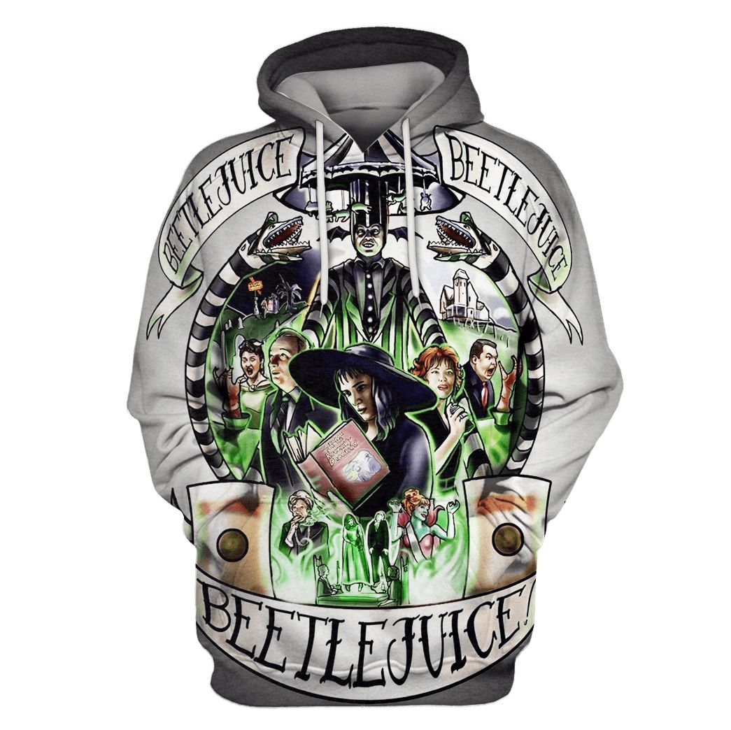 Gearhumans Beetlejuice Tim Burton Hoodies T Shirts Apparel