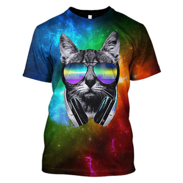 Black Cat Hoodies - T-Shirt Apparel PET101103 3D Custom Fleece Hoodies T-Shirt S 