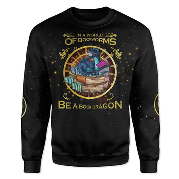 Gearhumans Book Dragon Custom T-Shirts Hoodies Apparel