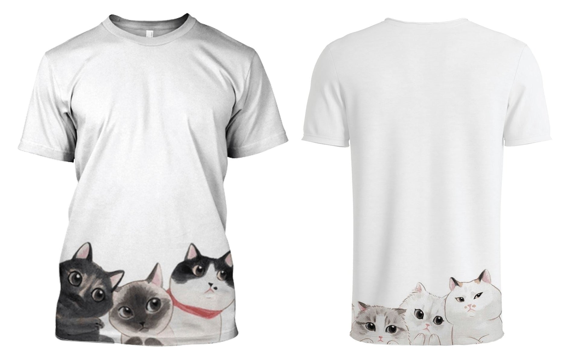 Cat Hoodies - T-Shirt Apparel HL101115 3D Custom Fleece Hoodies 