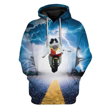 Cat Motorbike Racing Custom T-Shirts Hoodies Apparel CT-TA0201205 3D Custom Fleece Hoodies Hoodie S 