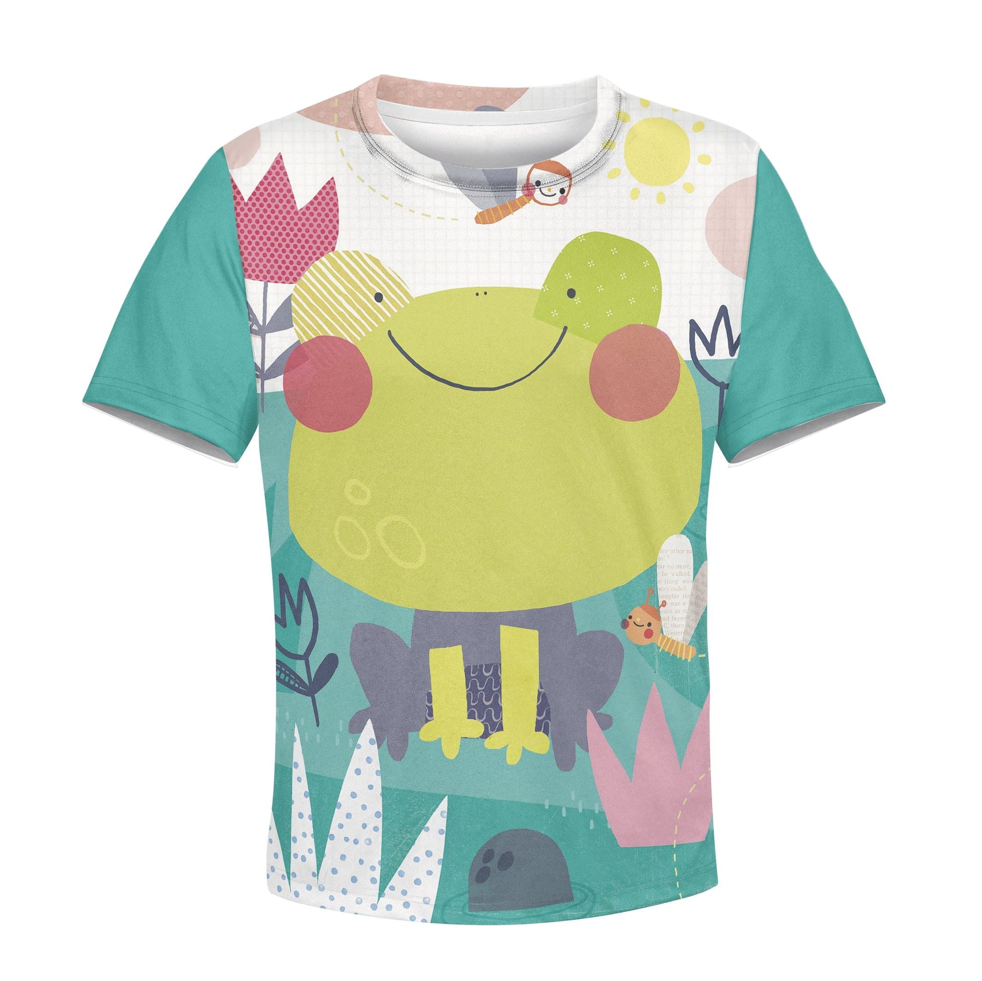 Cherub Frog Custom Hoodies T-shirt Apparel HD-PET110379K kid 3D apparel Kid T-Shirt XS 