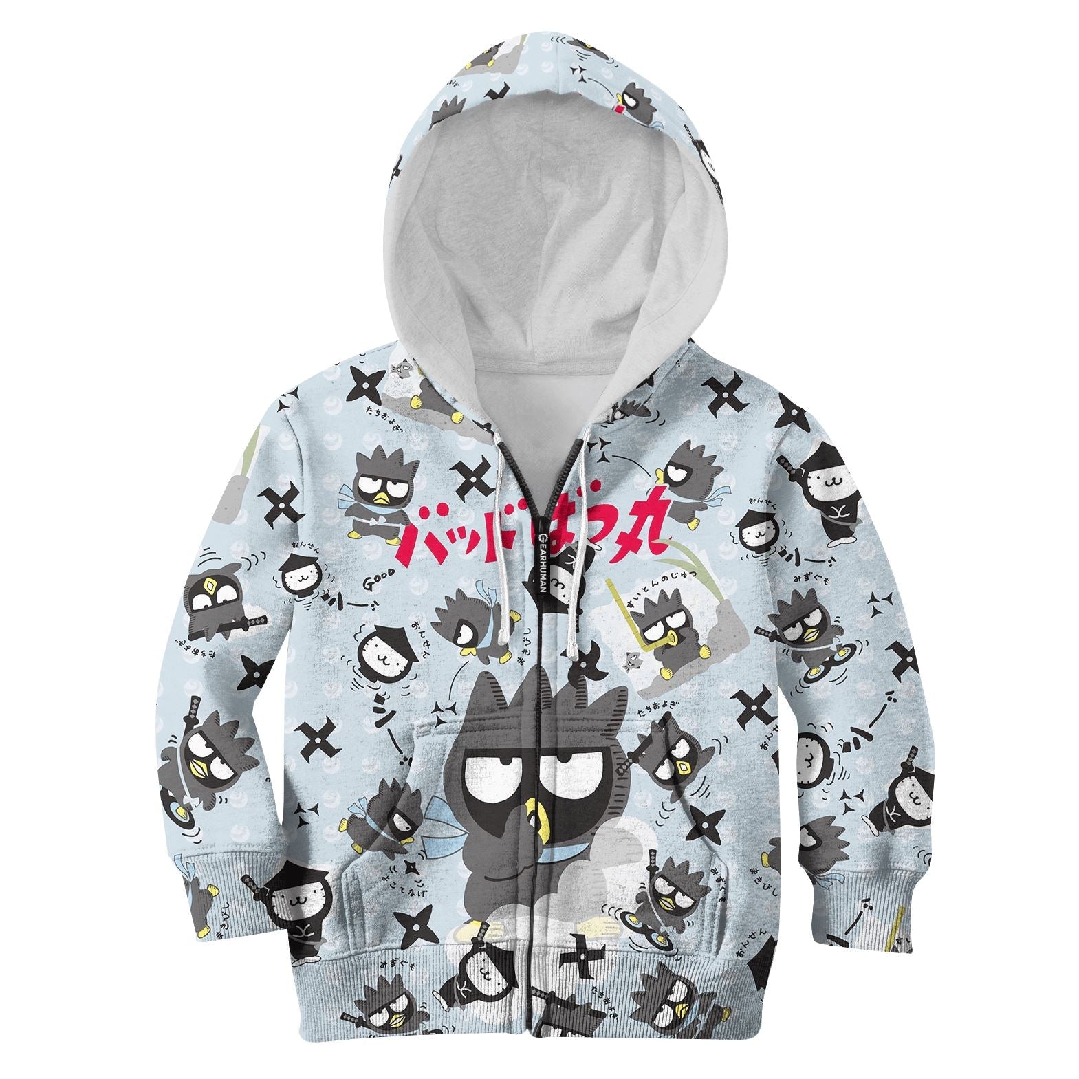 Cherub Owl Custom Hoodies T-shirt Apparel HD-PET110325K kid 3D apparel Kid Zip Hoodie S/6-8 