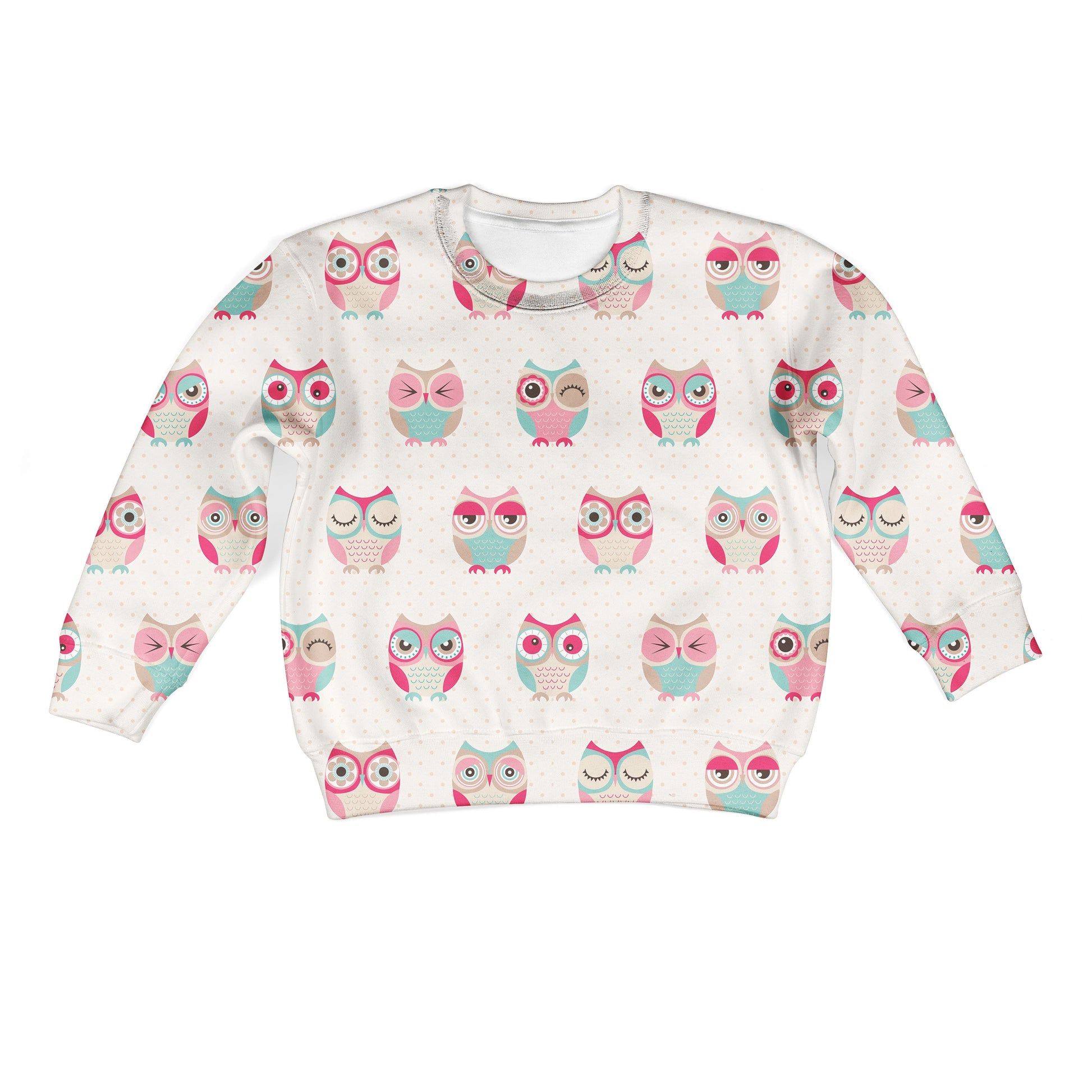 Cherub Owls Custom Hoodies T-shirt Apparel HD-PET110363K kid 3D apparel Kid Sweatshirt S/6-8 