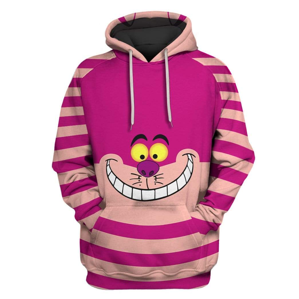 Cheshire Cat Custom T-shirt - Hoodies Apparel HD-MV111367 3D Custom Fleece Hoodies Hoodie S 