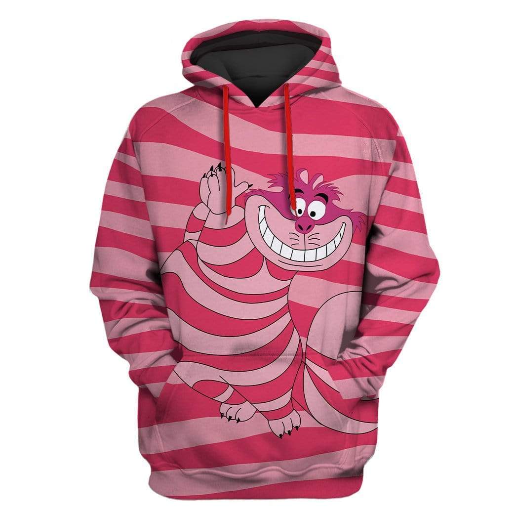 Cheshire Cat Custom T-shirt - Hoodies Apparel HD-MV111387 3D Custom Fleece Hoodies Hoodie S 