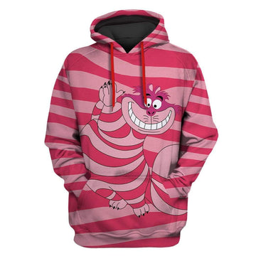 Gearhumans Cheshire Cat Custom T-shirt - Hoodies Apparel