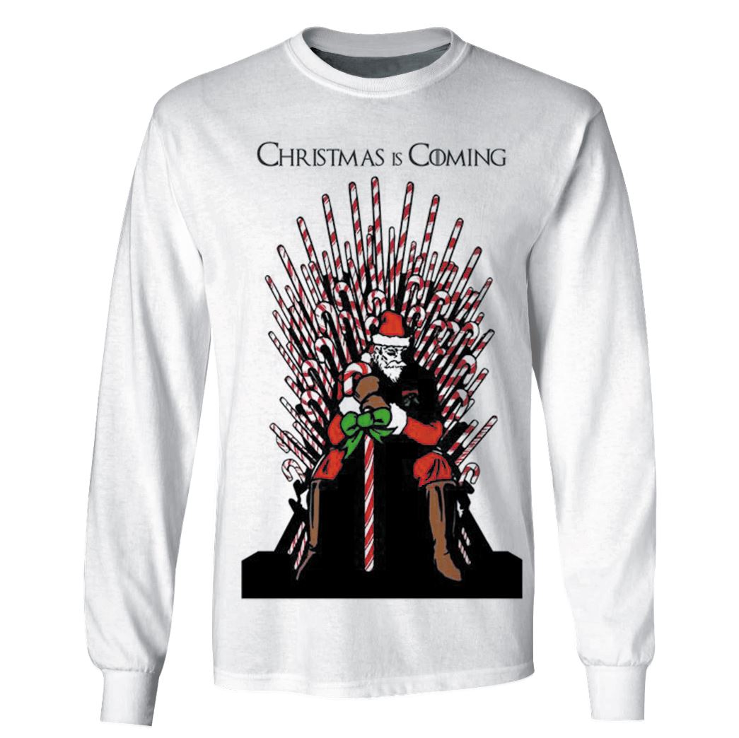 Christmas is coming Custom T-shirt - Hoodies Apparel HD-MV110671 3D Custom Fleece Hoodies Long Sleeve S 