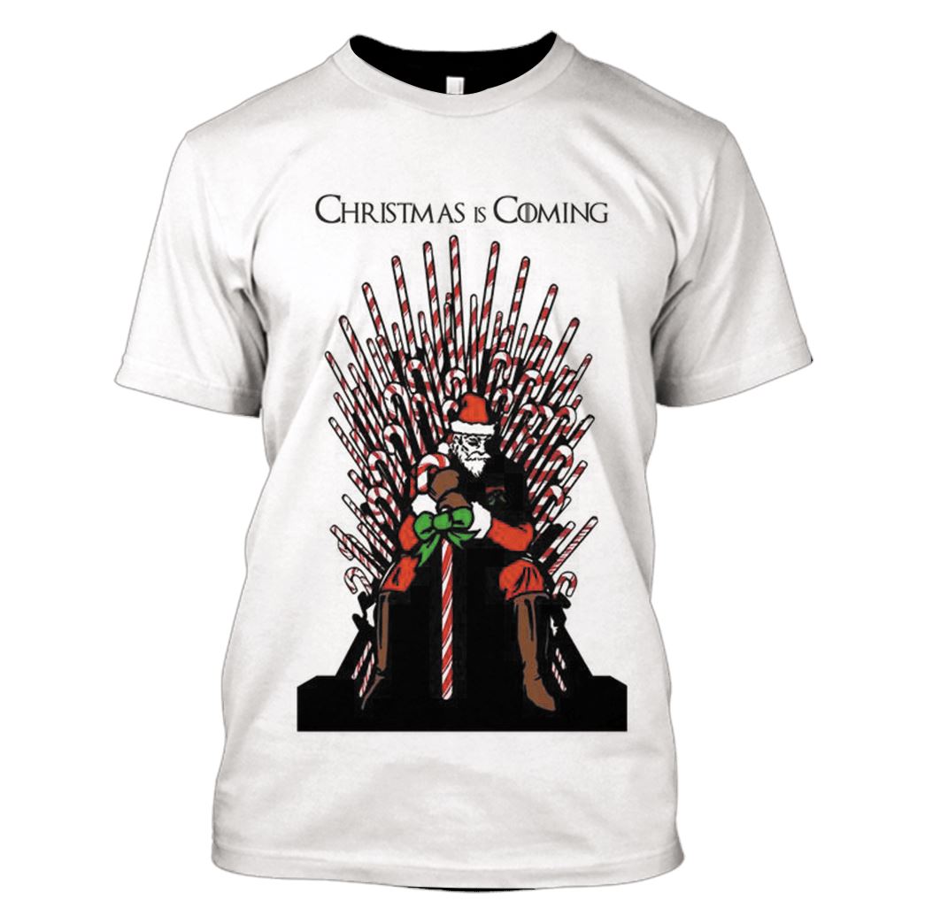 Christmas is coming Custom T-shirt - Hoodies Apparel HD-MV110671 3D Custom Fleece Hoodies T-Shirt S 