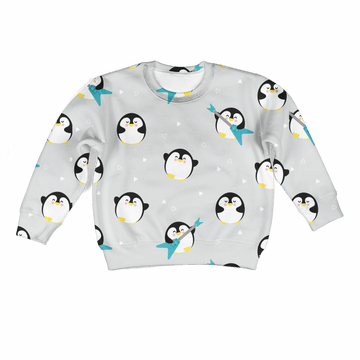 Gearhumans Chubby Penguin Playing Music Custom Hoodies T-shirt Apparel