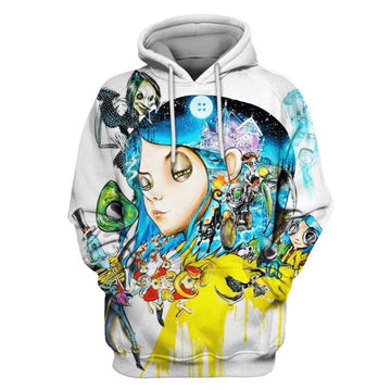 Gearhumans coraline and Ghost Town Hoodies - T-Shirts Apparel
