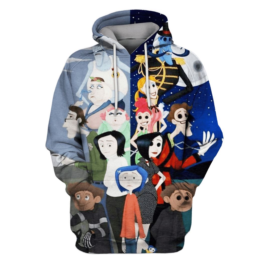 Coraline And The Secret World Hoodies - T-Shirts Apparel MV110185 3D Custom Fleece Hoodies Hoodie S 