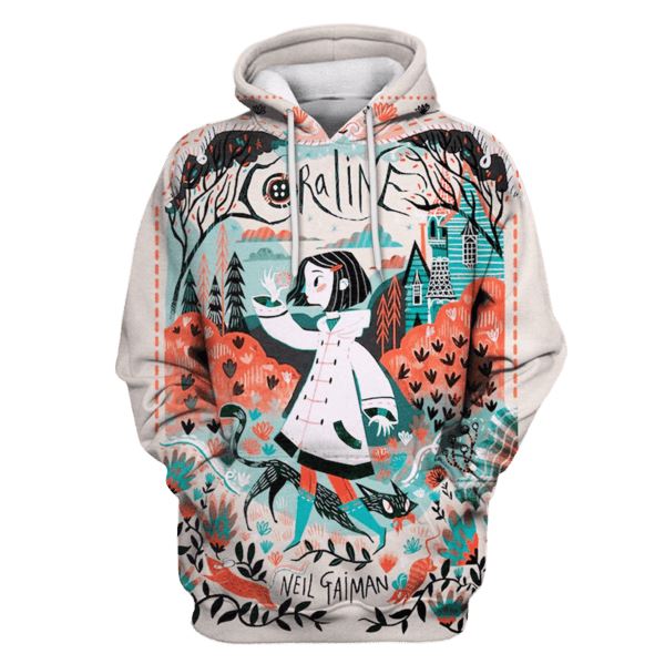 Gearhumans coraline movie Hoodies - T-Shirts Apparel