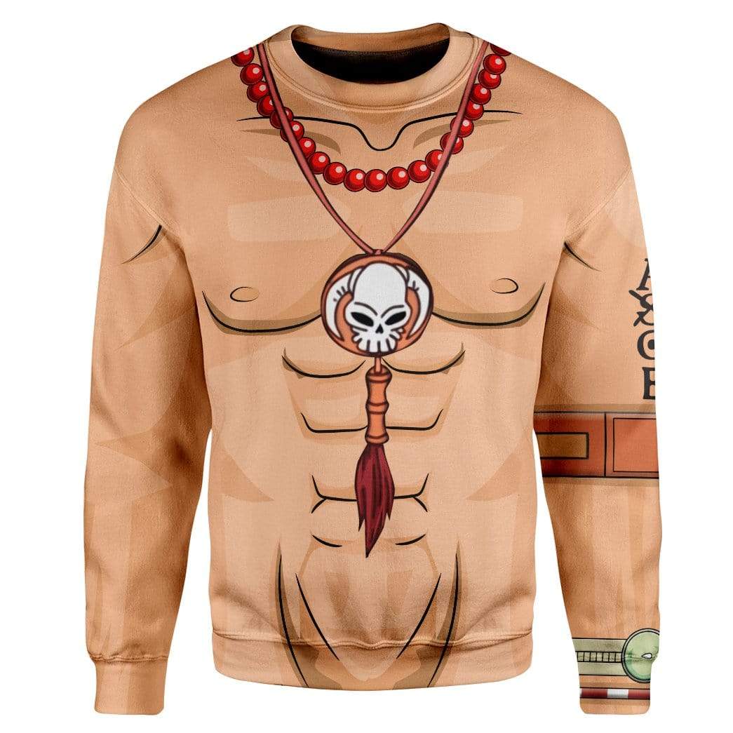 Cosplay Ace One Piece Custom T-Shirts Hoodies Apparel CO-AT2712193 3D Custom Fleece Hoodies Long Sleeve S 