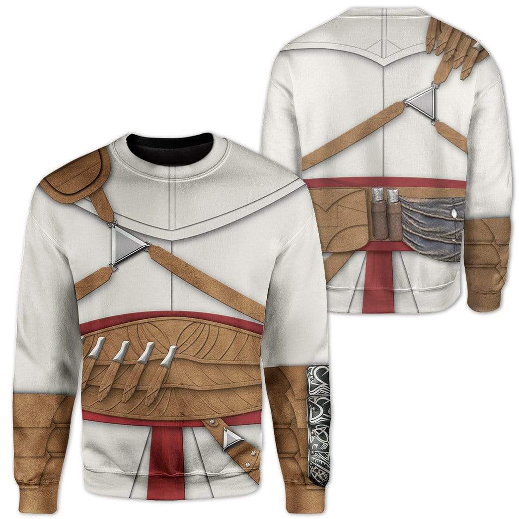 Cosplay Alta??r Ibn-La?ªAhad Assassin's Creed Custom T-Shirts Hoodies Apparel HD-QM0601204 3D Custom Fleece Hoodies 