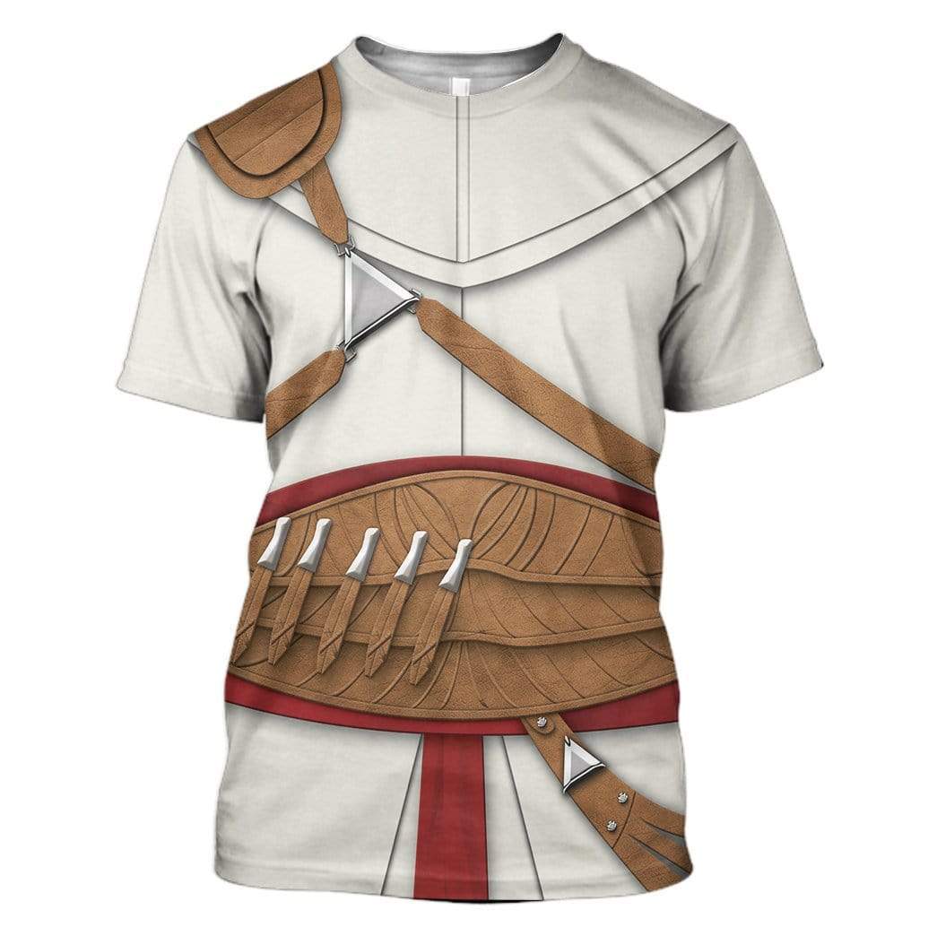 Cosplay Alta??r Ibn-La?ªAhad Assassin's Creed Custom T-Shirts Hoodies Apparel HD-QM0601204 3D Custom Fleece Hoodies T-Shirt S 