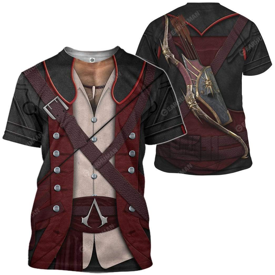 Cosplay Assassin's Creed IV 4 Black Flag Connor Kenway T-Shirts Hoodies Apparel CO-QM0312192 3D Custom Fleece Hoodies 