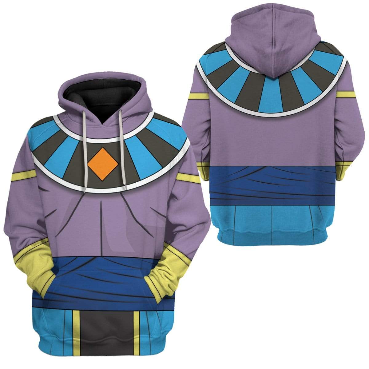 Cosplay Beerus God Of Destruction Dragon Ball Custom T-Shirts Hoodies Apparel CO-TA2512191 3D Custom Fleece Hoodies 