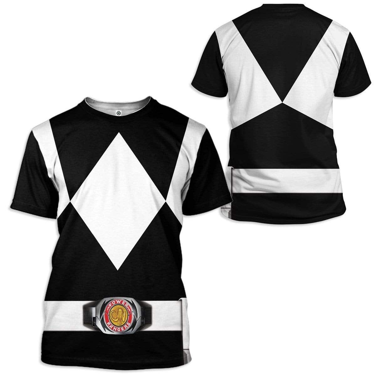 Cosplay Black Power Ranger Custom T-Shirts Hoodies Apparel HD-QM0102203 3D Custom Fleece Hoodies 