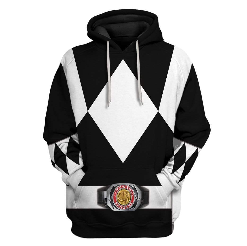 Cosplay Black Power Ranger Custom T-Shirts Hoodies Apparel HD-QM0102203 3D Custom Fleece Hoodies Hoodie S 