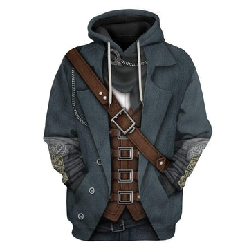 Gearhumans Cosplay Bloodborne Hunter Custom T-Shirts Hoodies Apparel