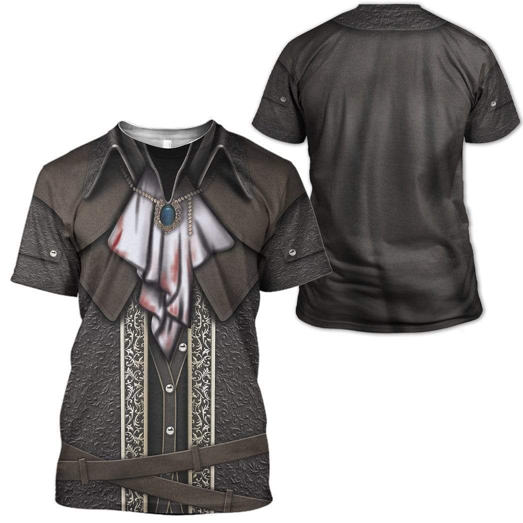 Cosplay Bloodborne Lady Maria Hunter Set Custom T-Shirts Hoodies Apparel CO-DT0901201 3D Custom Fleece Hoodies 