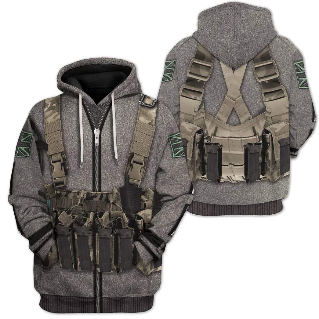Cosplay Call Of Duty MW2 Simon Ghost Riley Custom T-Shirts Hoodies Apparel CO-DT0601201 3D Custom Fleece Hoodies 