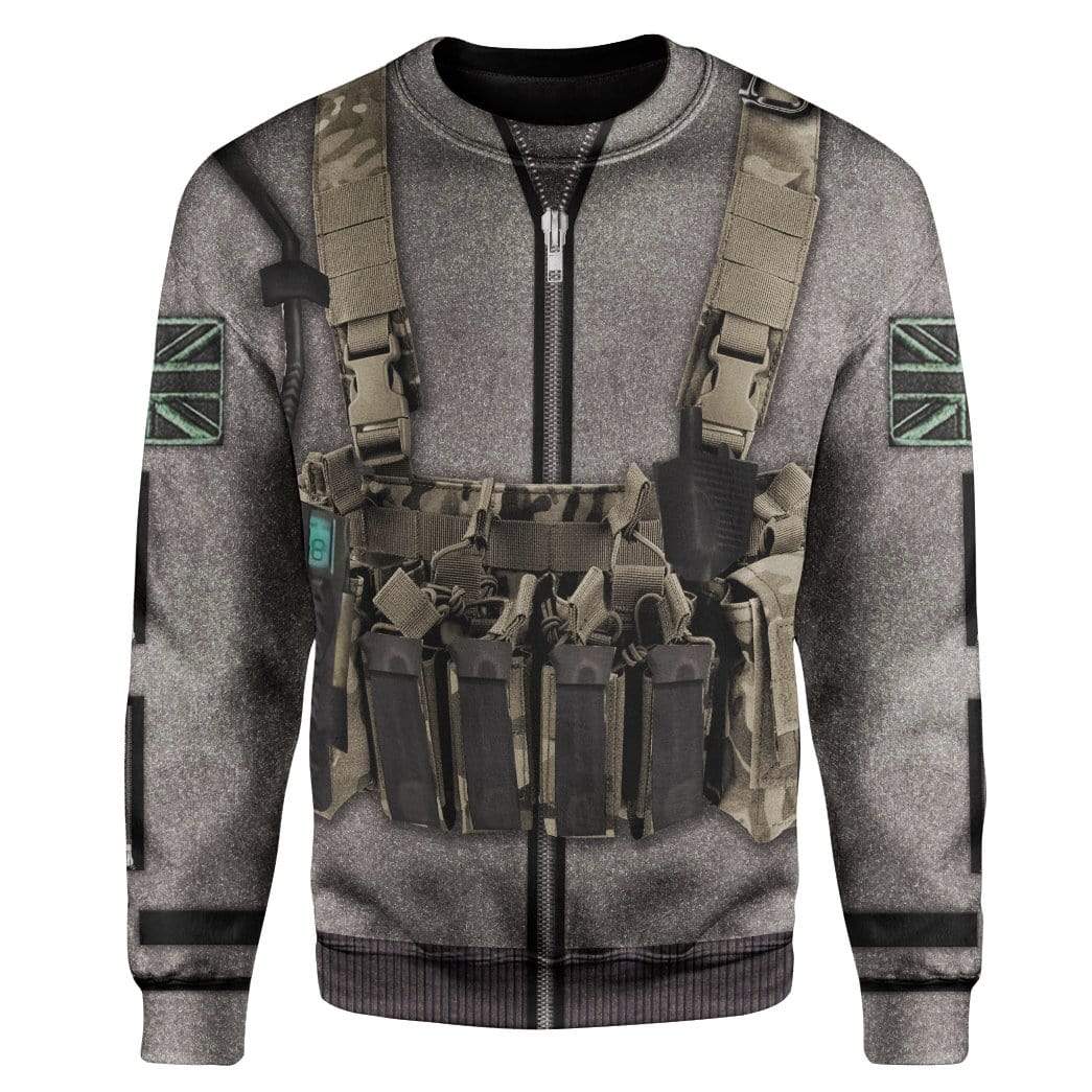  Call of Duty: Warzone Halloween Simon Ghost Riley Face Logo  Long Sleeve T-Shirt : Clothing, Shoes & Jewelry