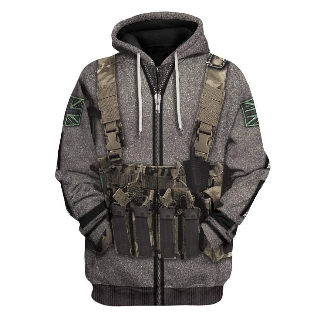 Cosplay Call Of Duty MW2 Simon Ghost Riley Custom T-Shirts Hoodies Apparel CO-DT0601201 3D Custom Fleece Hoodies Zip Hoodie S 