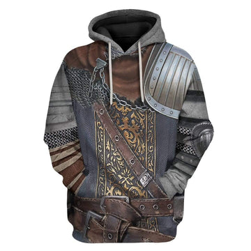 Gearhumans Cosplay Dark Souls Chosen Undead Custom T-Shirts Hoodies Apparel