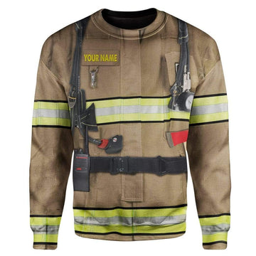 Gearhumans Cosplay Firefighter Custom Name T-Shirts Hoodies Apparel