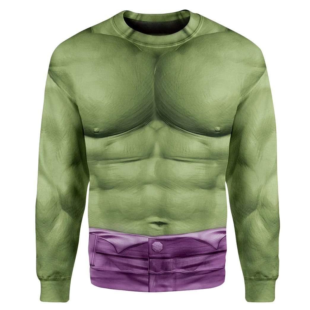 Cosplay Incredible Hulk Custom T-Shirts Hoodies Apparel MV-DT0302203 3D Custom Fleece Hoodies Long Sleeve S 