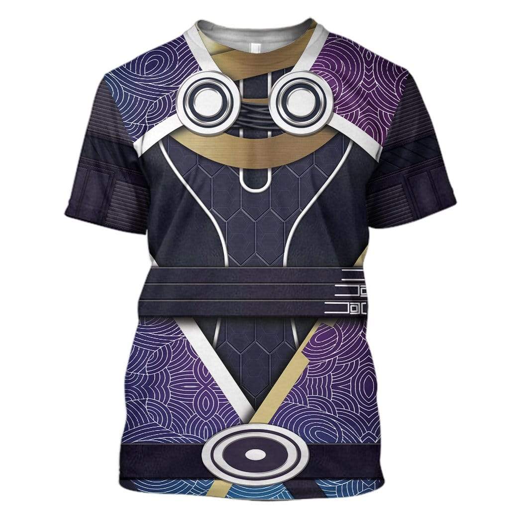 Cosplay Mass Effect Tali Vas Normandy Custom T-Shirts Hoodies Apparel CO-AT0702201 3D Custom Fleece Hoodies T-Shirt S 