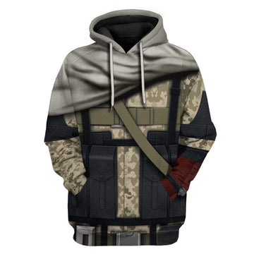 Gearhumans Cosplay Metal Gear Big Boss Venom Snake Custom T-Shirts Hoodies Apparel