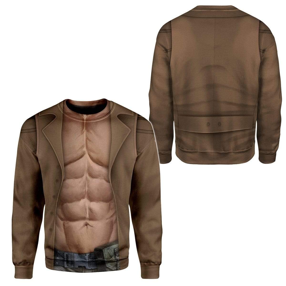 metal gear solid leather jacket Gearhumans Cosplay Metal Gear Solid Liquid Snake Custom T-Shirts Hoodi