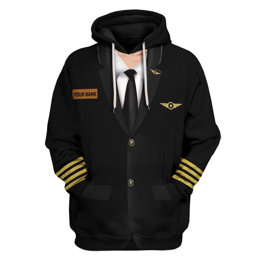 Cosplay Pilot Custom Name T-Shirts Hoodies Apparel CO-AT0601205 3D Custom Fleece Hoodies Hoodie S 