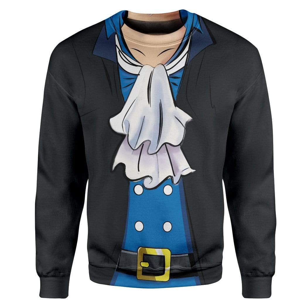 Cosplay Sabo One Piece Custom T-Shirts Hoodies Apparel CO-AT2712191 3D Custom Fleece Hoodies Long Sleeve S 