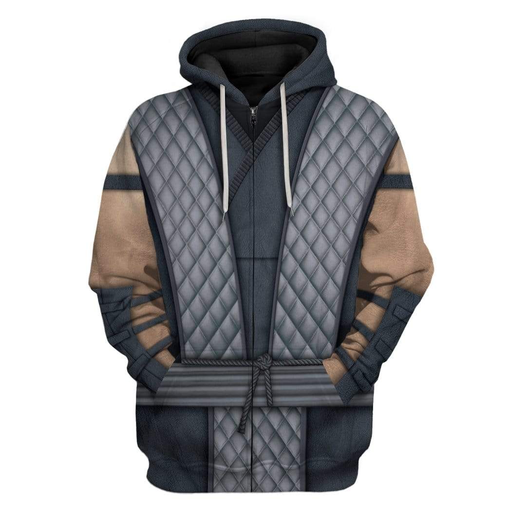 Cosplay Smoke Mortal Kombat Custom T-Shirts Hoodies Apparel CO-QM1101201 3D Custom Fleece Hoodies Zip Hoodie S 