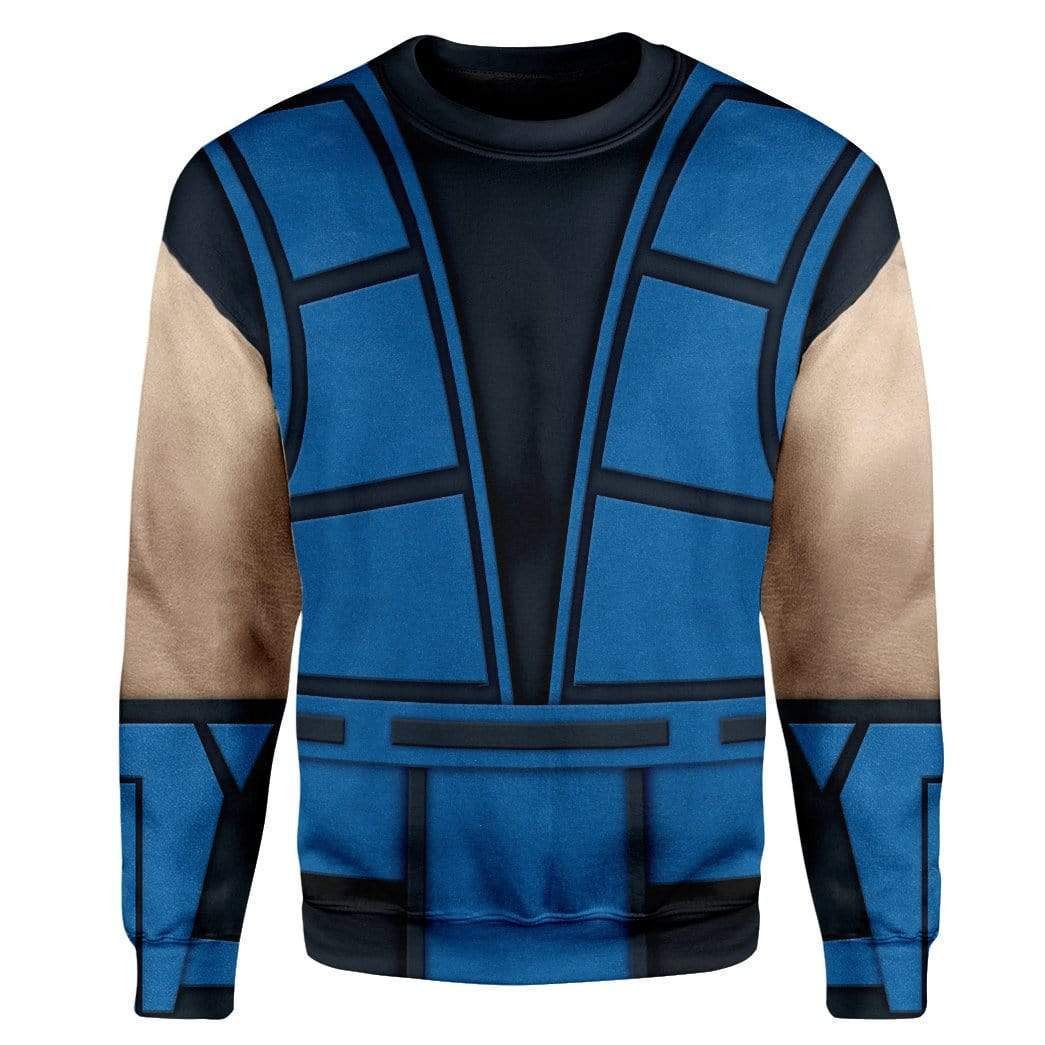 Cosplay Sub-Zero Mortal Kombat Custom T-Shirts Hoodies Apparel H16015 3D Custom Fleece Hoodies Long Sleeve S 