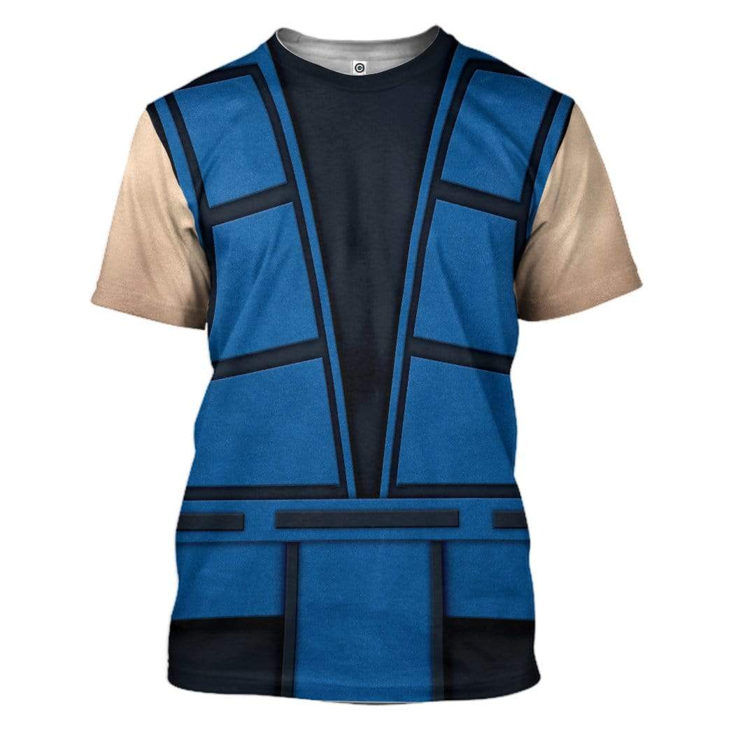 Cosplay Sub-Zero Mortal Kombat Custom T-Shirts Hoodies Apparel H16015 3D Custom Fleece Hoodies T-Shirt S 