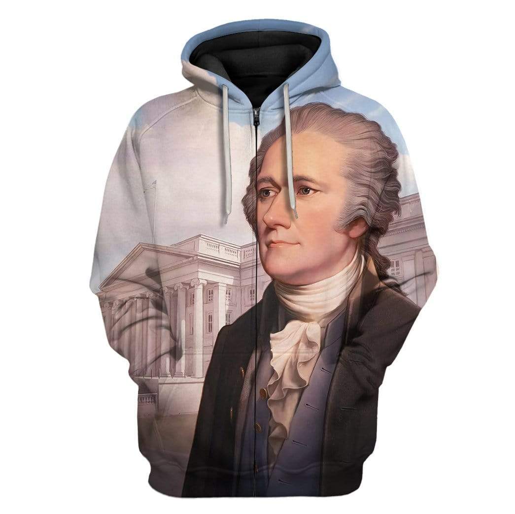 Custom Alexander Hamilton Apparel HD-GH1391922 3D Custom Fleece Hoodies Hoodie S 