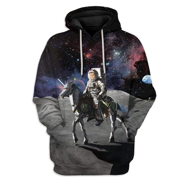 Gearhumans Custom Astronaut Napoleon Bonaparte in Space T-Shirts Hoodies Apparel