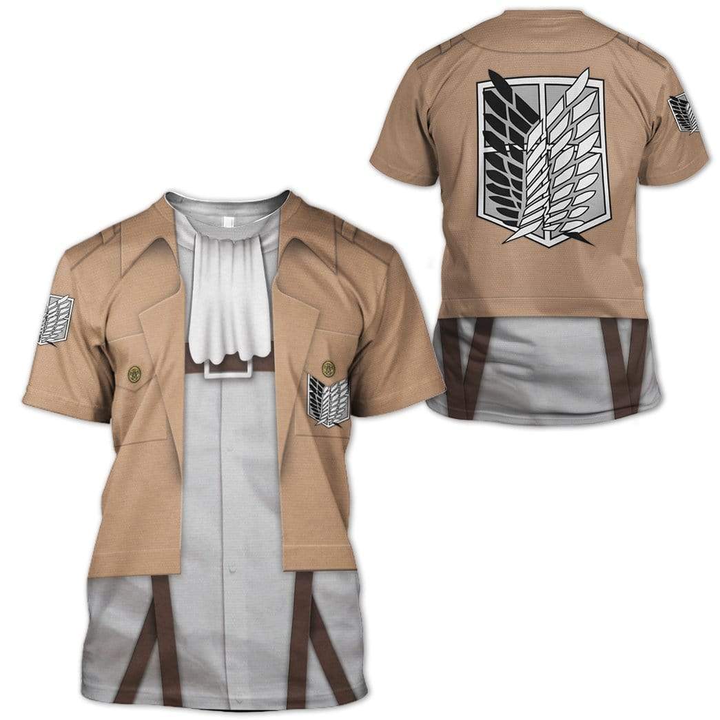 Custom Attack On Titan Custom T-Shirts Hoodies Apparel CO-QM30121912 3D Custom Fleece Hoodies 