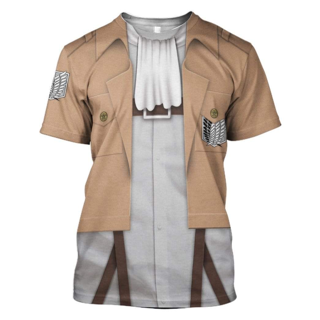 Custom Attack On Titan Custom T-Shirts Hoodies Apparel CO-QM30121912 3D Custom Fleece Hoodies T-Shirt S 