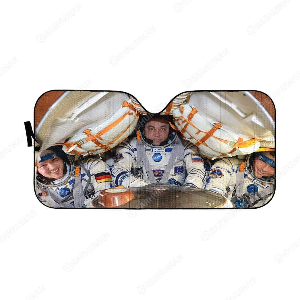 Custom Car Auto Sunshade Astronaut HD-DT3081918-SS Auto Sunshade 57''x27.5'' 