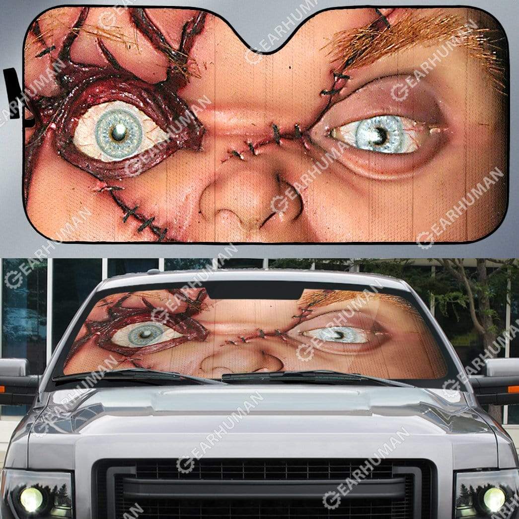 Custom Car Auto Sunshade Chucky HD-GH1581916-SS Auto Sunshade 