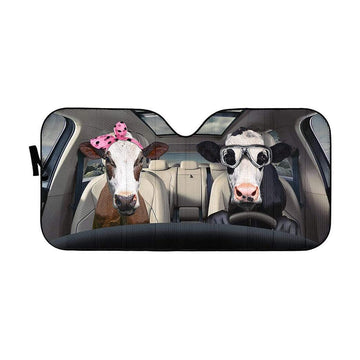 Gearhumans Custom Car Auto Sunshade Heifer